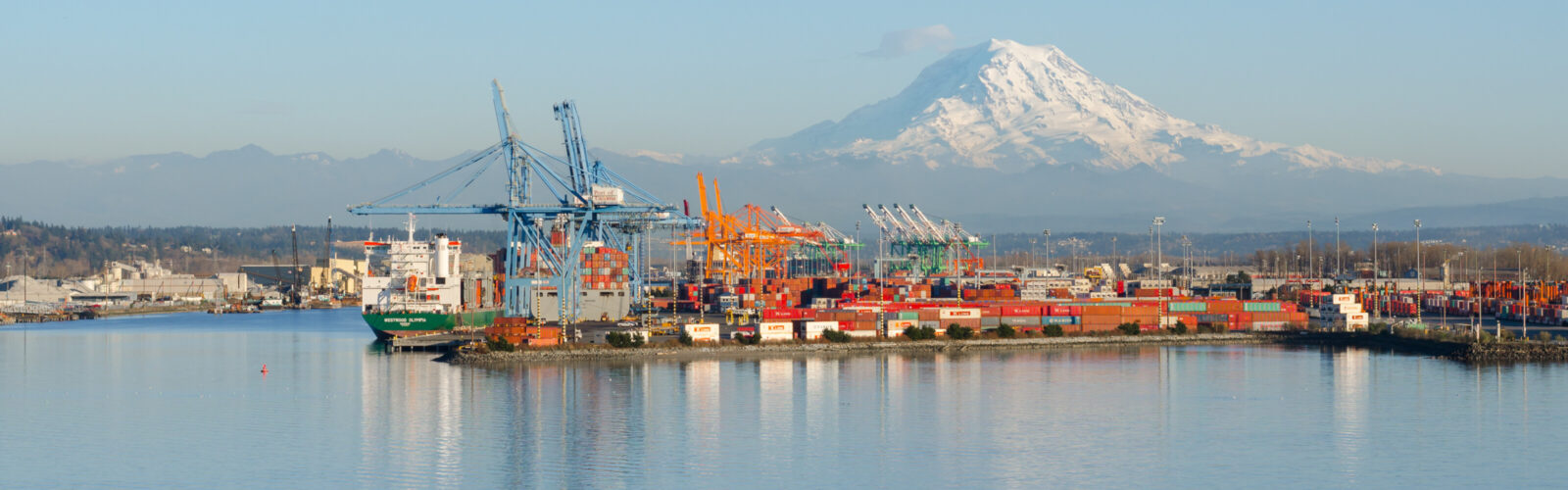 Tacoma, USA - March 11: A port and industrial city in the state of Washington on March 11, 2015  in Tacoma, USA.